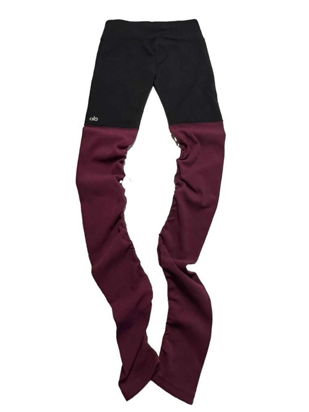 ALO YOGA Womens GODDESS RIBBED LEGGINGS Size XS Athleisure Stretch